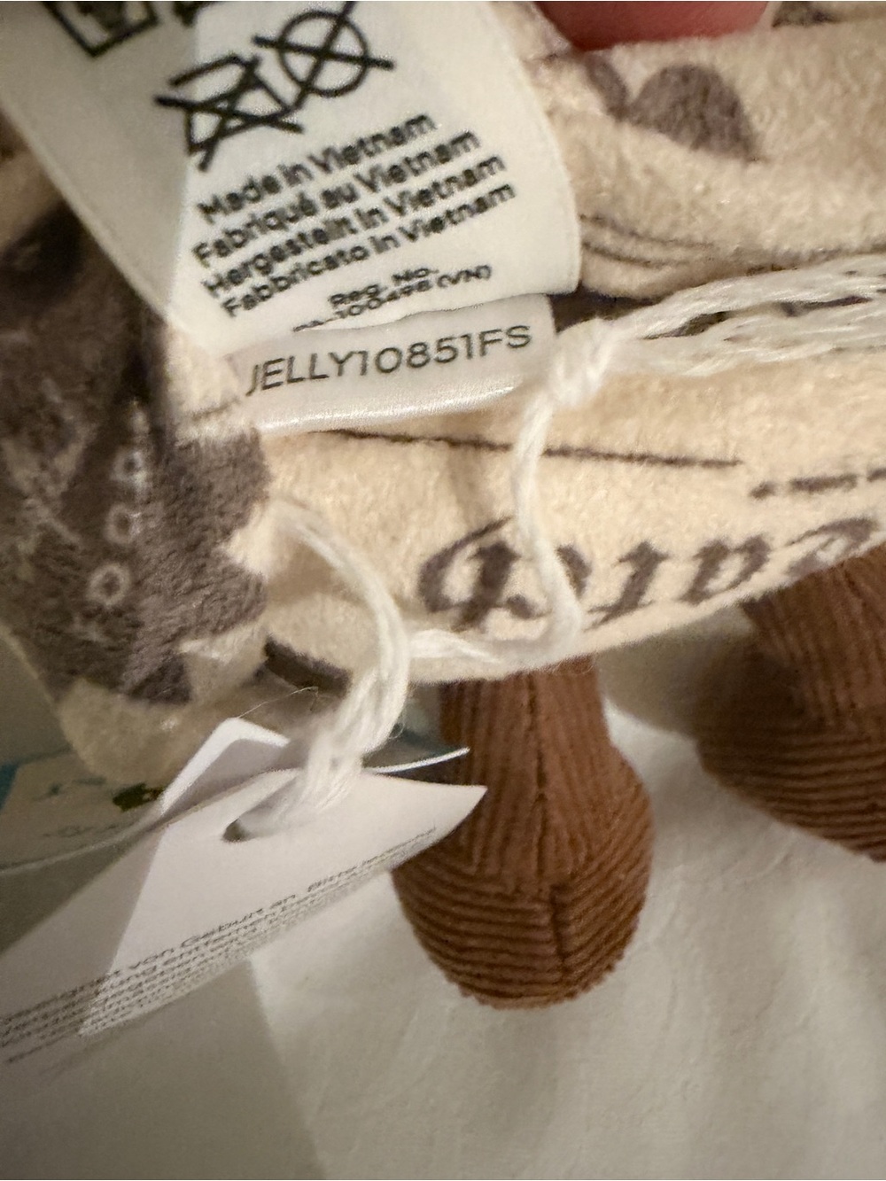 Jellycat Cosy Chips - includes pin, stickers, and bag - Picture 8 of 8